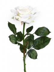 Rosas artificiales. flor rosa artificial blanca oasis decor