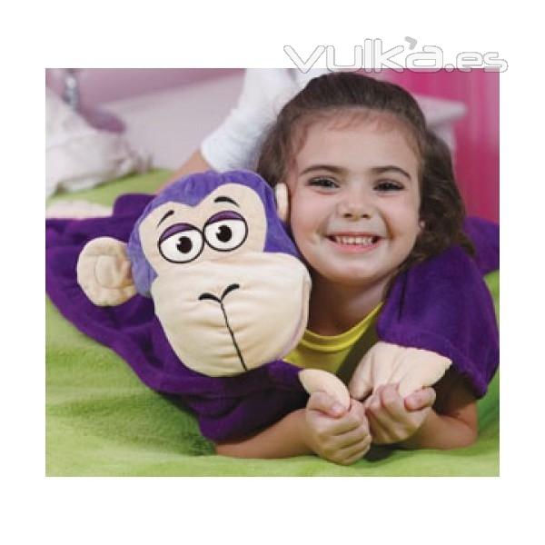 Manta Infantil CuddleUppets, son mantas y tteres a la vez! Ahora los nios pueden acurrucarse con s