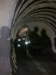 Cale del tunel de pea rayada lav norte