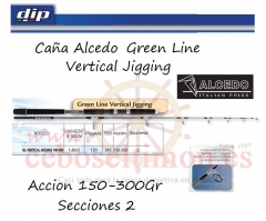 Www.ceboseltimon.es - caa alcedo/dip green line vertical jigging 1.80mt - accion