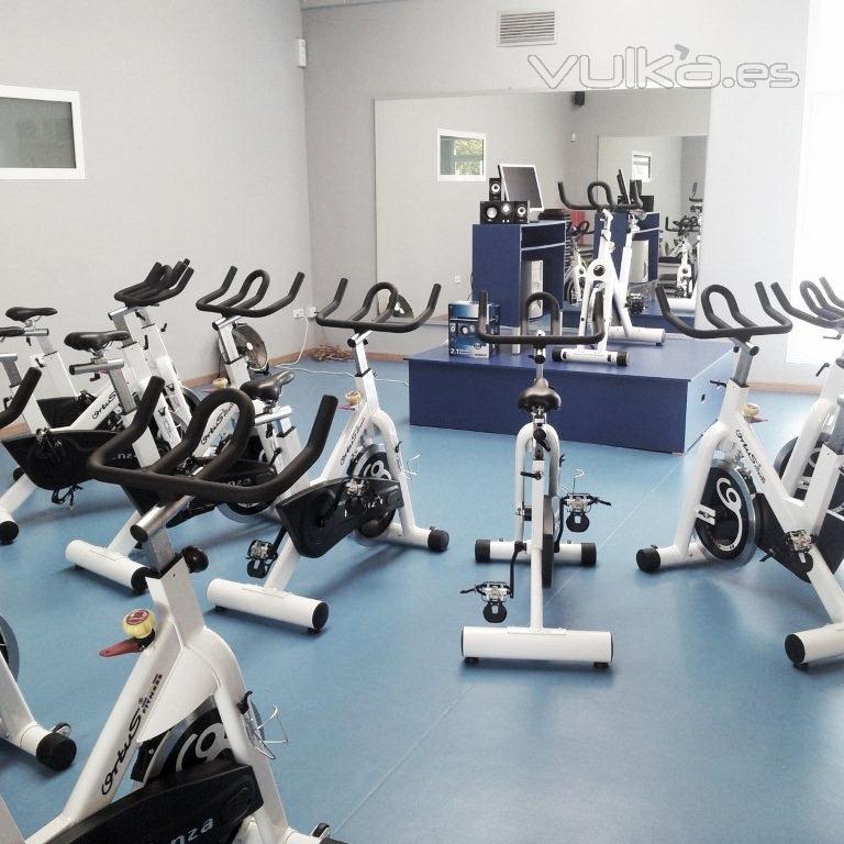 sala de indoor cycling