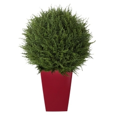 Plantas artificiales planta bola cedro artificial verde 50 2 - la llimona home