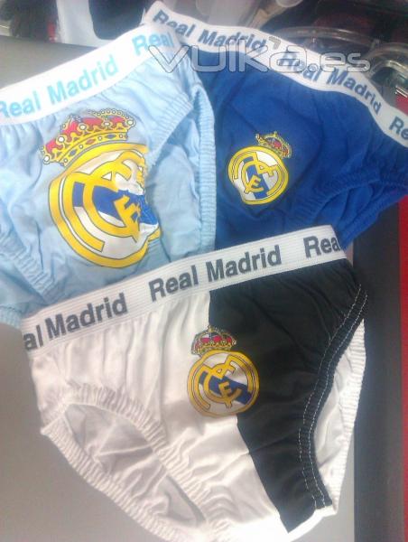 Slip niño Real Madrid. Pack de 3. (INTERIORES)