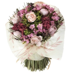 Arreglo floral bouquet natural flores artificiales 2 - la llimona home