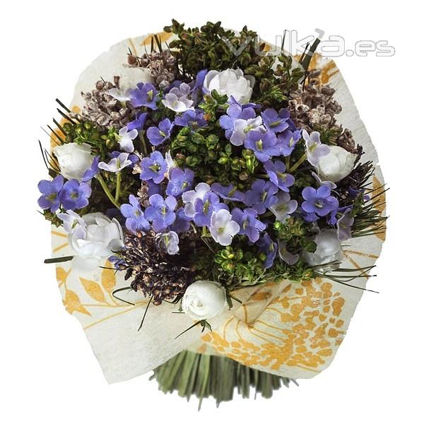 Arreglo floral bouquet natural flores artificiales 2 - La Llimona home