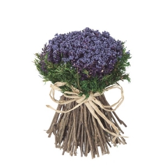 Arreglo floral bouquet natural violeta 17 - la llimona home