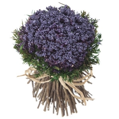 Arreglo floral bouquet natural violeta 17 1 - la llimona home