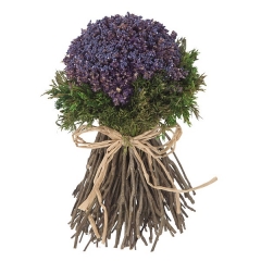 Arreglo floral bouquet natural violeta 25 - la llimona home