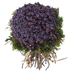 Arreglo floral bouquet natural violeta 25 1 - la llimona home