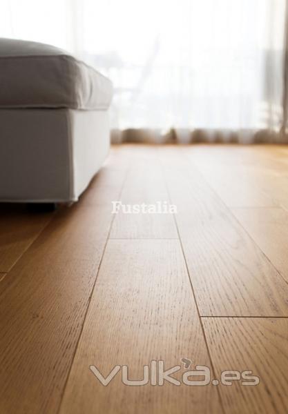 Instalacin de parquet de roble natural una lama