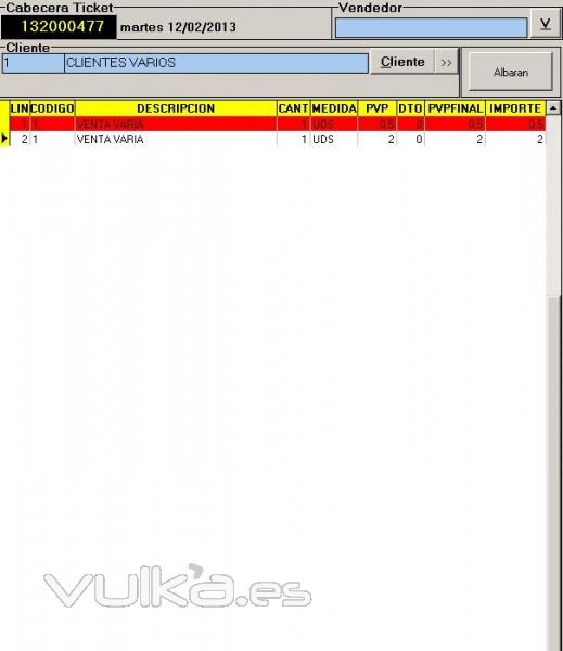 Control de coste al vender desde tpv