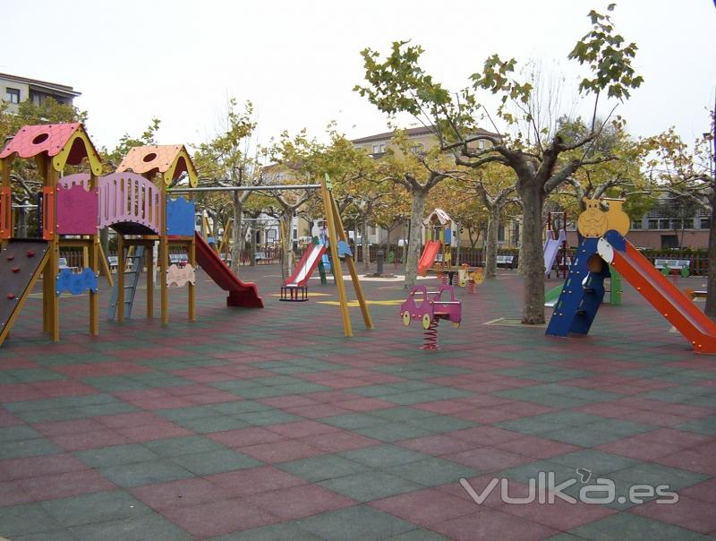 Parque infantil instalado en Ciudad Rodrigo
