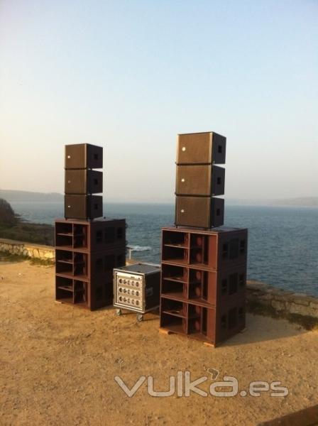 Array stack Arcline6+ArclineX de Void Acoustics