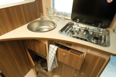 Autocaravana glamys 22 cocina