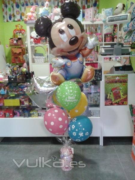 Regalo con globos