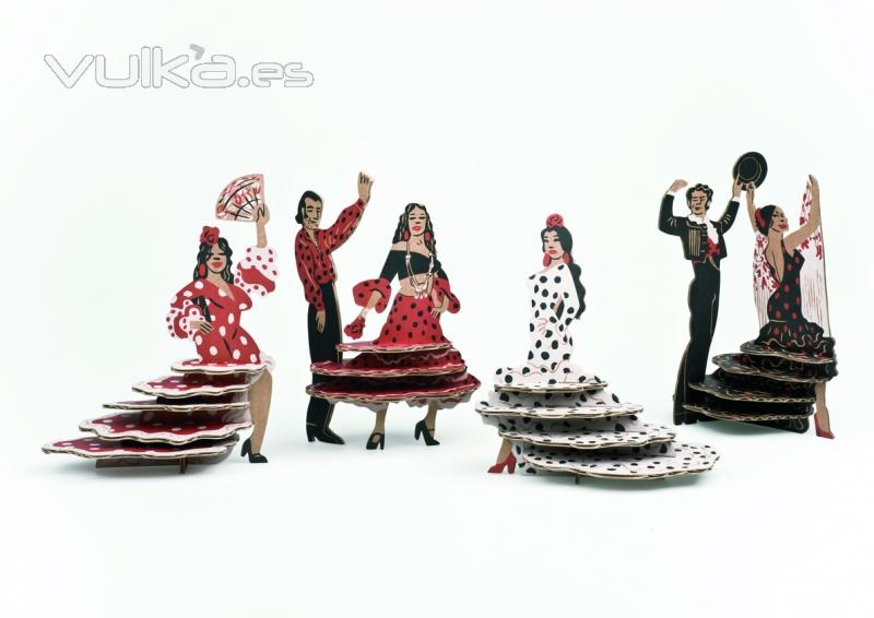 colección flamencas sketches of spain, encuentralas en www.souvenirsvalentia.com