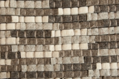 Alfombra de fieltro de lana 100% modelo stone 800