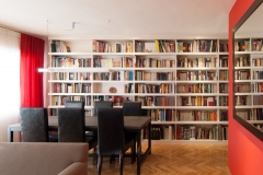 Reforma de vivienda para los amantes de libros en boadilla, en madrid