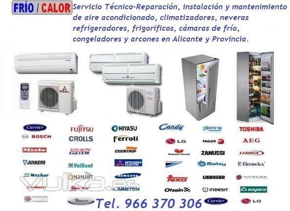 Reparacin de Frigorficos y Aire Acondicionado en Valencia