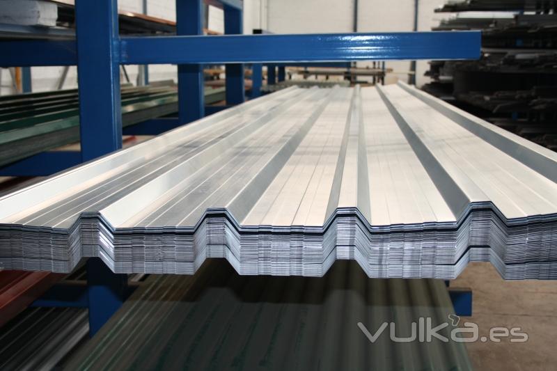 Chapa trapezoidal galvanizada para tejado. EXCOMER 943 627355 Gipuzkoa