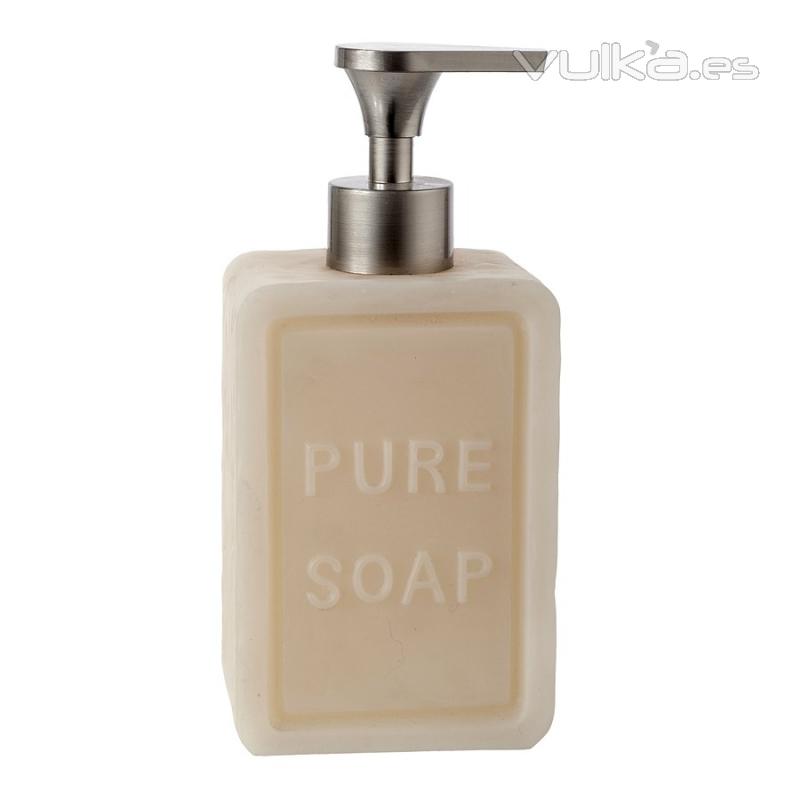 Dosificadores de bao. Dosificador bao soap rectangular beig - La Llimona home