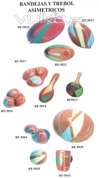 Asimetricos trebol y fuentes ovaladas F.R