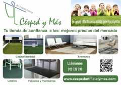 Césped Artificial, Alfombras, Alfombras a Medida, Felpudos, Pavimentos, Losetas al MEJOR PRECIO 