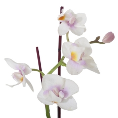 Arreglo floral orquideas artificiales blancas con maceta 1 - la llimona home