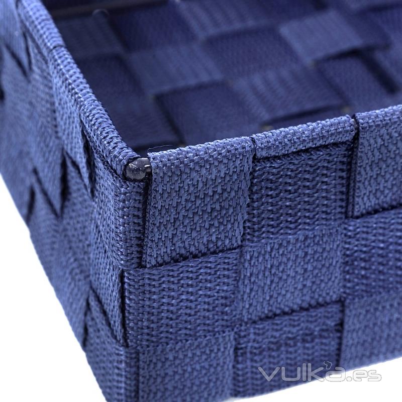 Accesorios de bao. Panera bao zinia azul set 2 rectangular 1 - La Llimona home