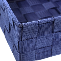 Accesorios de bano panera bano zinia azul set 2 rectangular 1 - la llimona home