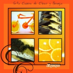 Tarta de chocolate y naranja, exquisita