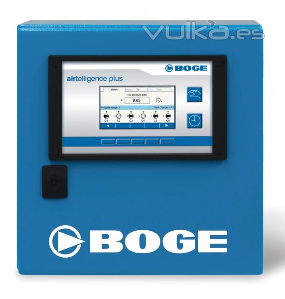 airtelligence plus de Boge:  El nuevo controlador de salas de compresores