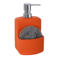 Cocina dosificador cocina ceramica flocat naranja con estropajo - la llimona home