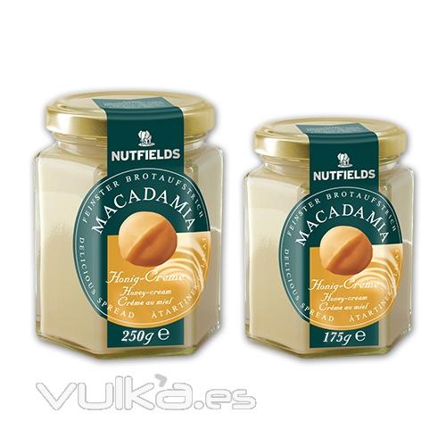 Crema de Macadamia Miel para untar.