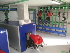 Centrales de agua caliente sanitraria para residencias, hospitales