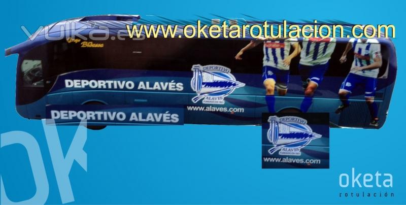 ALAVES - ROTULACION INTEGRAL AUTOBUS- IMPRESION DIGITAL VINILO