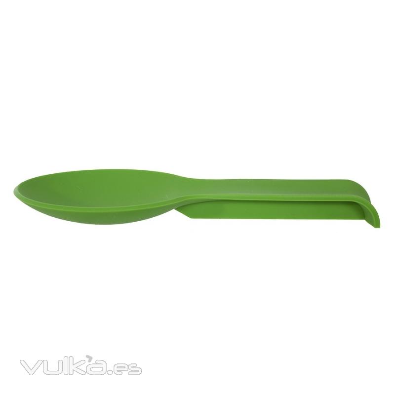 Cocina. Cuchara silicona salvamanteles verde 1 - La Llimona home