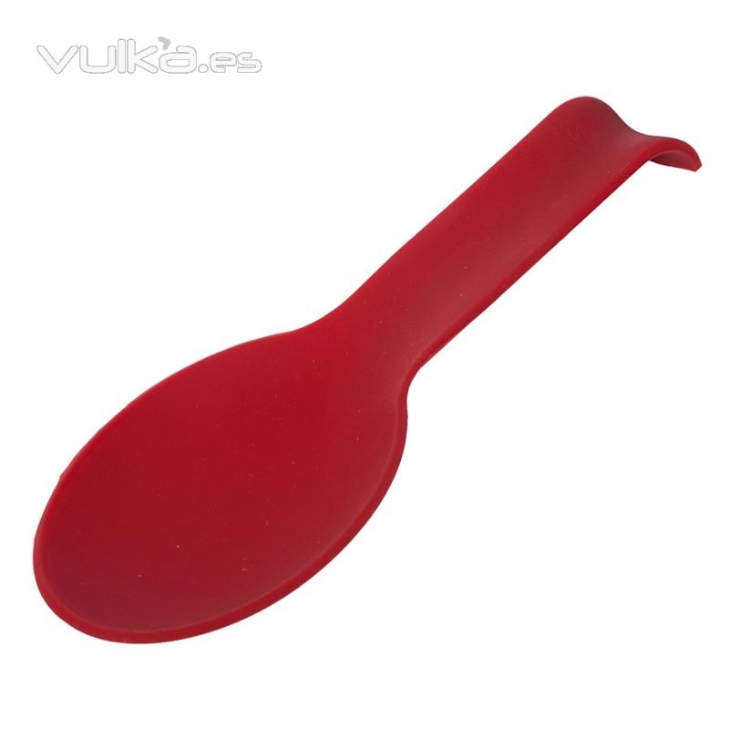 Cocina. Cuchara silicona salvamanteles roja - La Llimona home