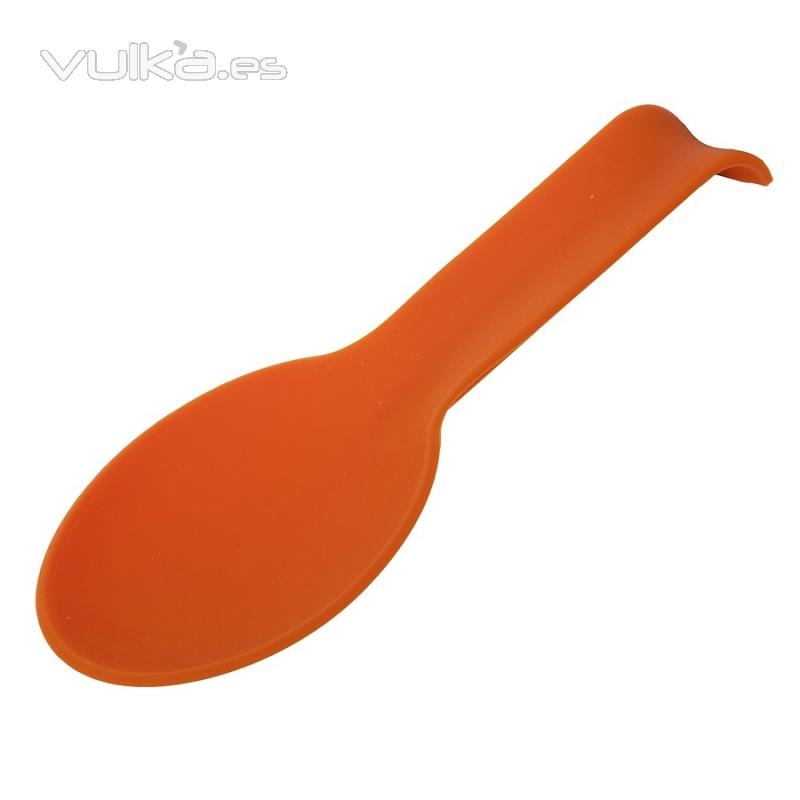 Cocina. Cuchara silicona salvamanteles naranja - La Llimona home