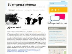 http://www.suempresainteresa.com Blog de Consejos sobre comunicacin y marketing online