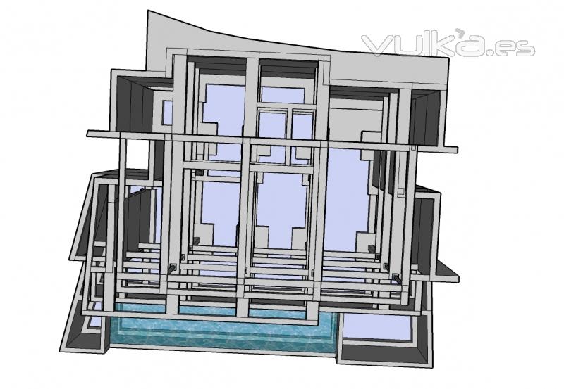 Estructura de vivienda unifamiliar (2)