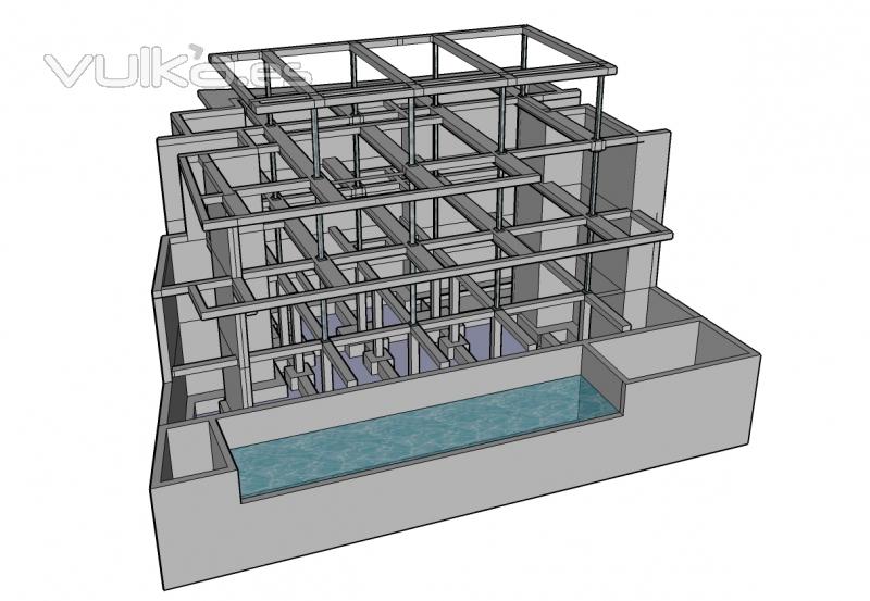 Estructura de vivienda unifamiliar (y 5)