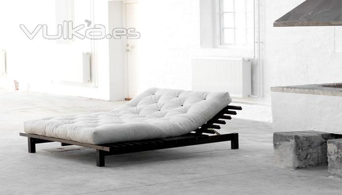 Cama Blues, ideal para usar con futón