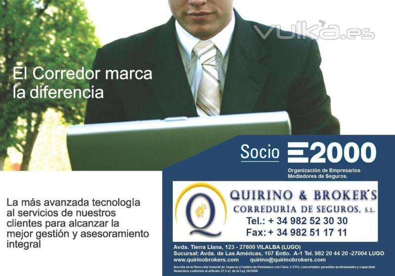 QUIRINO BROKERS - El Corredor de Seguros marca la diferencia, siempre al lado de su cliente.