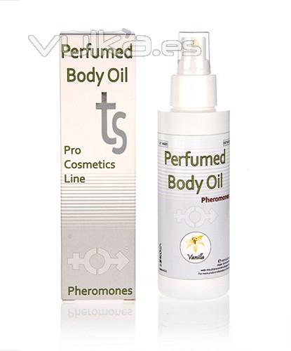 Aceite Perfumado con Feromonas aroma a Vainilla. 125ml de puro placer para los sentidos