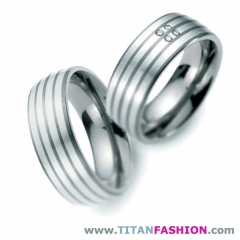 Alianzas de boda de titanio