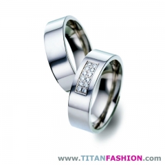 Alianzas de boda de titanio