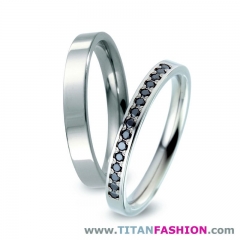 Alianzas de boda de titanio