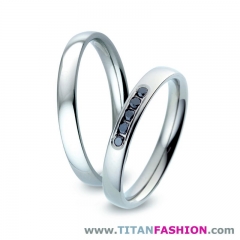 Alianzas de boda de titanio