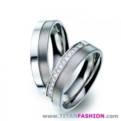 Alianzas de boda de titanio